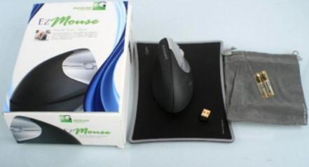 Produktbild Minicute Mouse Ergonomische EZMouse für Linkshänder wireless (Kabellos)