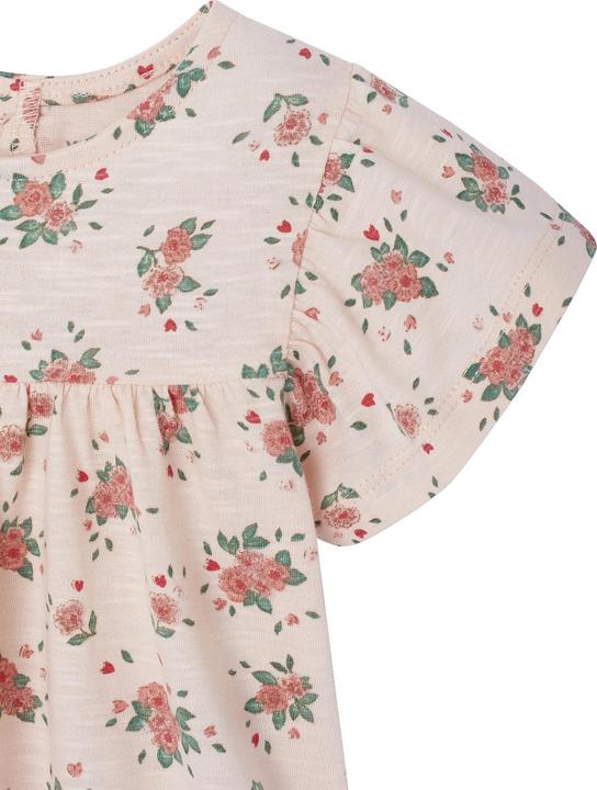 Produktbild Vertbaudet Bio-Kollektion: Mädchen Baby T-Shirt mit Blumenprint (92)
