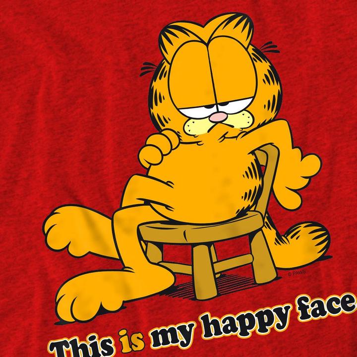 Immagine prodotto Garfield Happy Face Maglietta Adulto Unisex (XL)