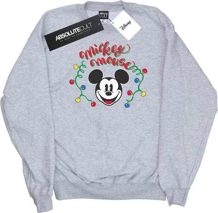 Produktbild Disney Mickey Mouse Christmas Light Bulbs Sweatshirt (S)