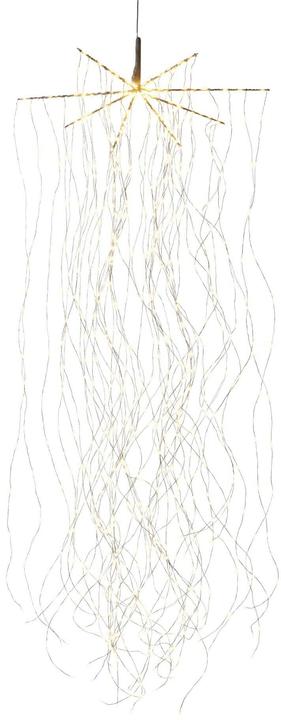 Image du produit STT Lumières de fée LED Chute d'eau de cheveux d'ange 1,5 m, Noir