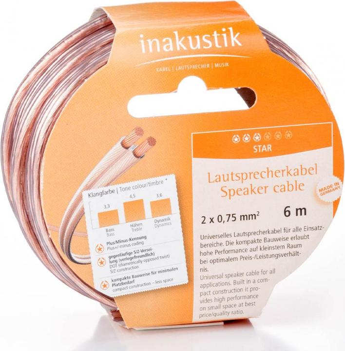 Actual product image Inakustik Star (10 m, 1.50 mm²)