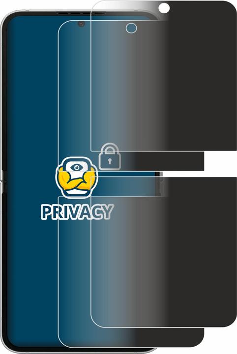 Produktbild BROTECT Sichtschutzfolie Anti-Spy Privacy Folie Blaulicht-Schutz (2 Stück, Samsung Galaxy Z Flip6)