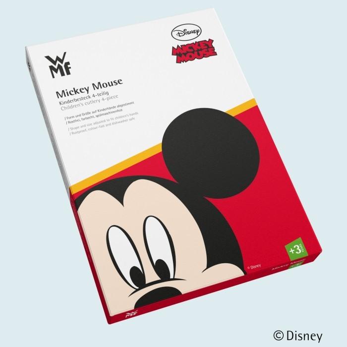 Produktbild WMF Kinderbesteck 4tlg Disney Mickey Mouse ab 3 Jahre Edelstahl poliert