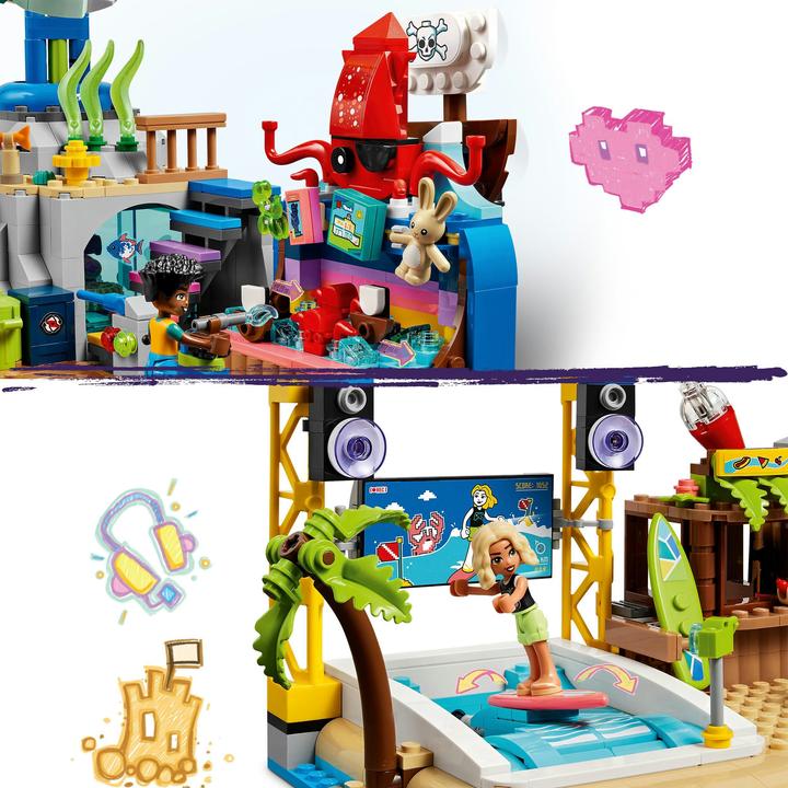 Image du produit LEGO Parc d'attractions de la plage (41737, LEGO Friends)