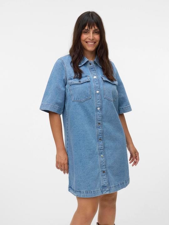 Produktbild Vero Moda VMCFENJA Kurzes Kleid Jeanskleid (52)