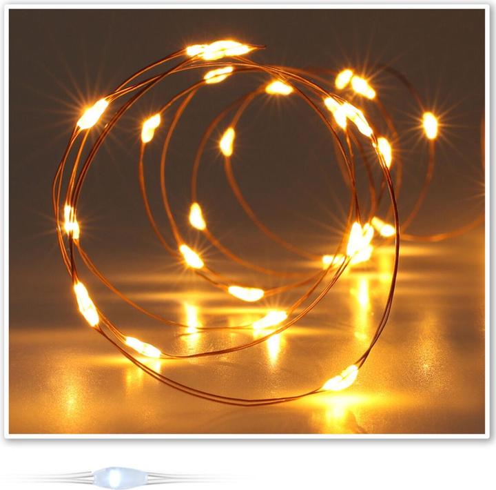 Image du produit H & S Collection Guirlande lumineuse, 40 LED (1.95 m)