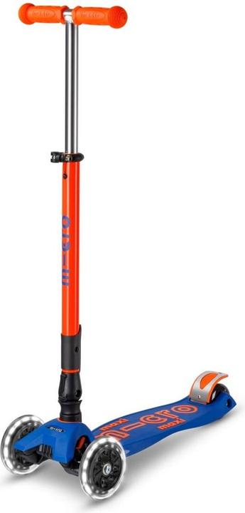 Produktbild Micro Scooter Maxi Deluxe Foldable Neon LED Blaze Orange