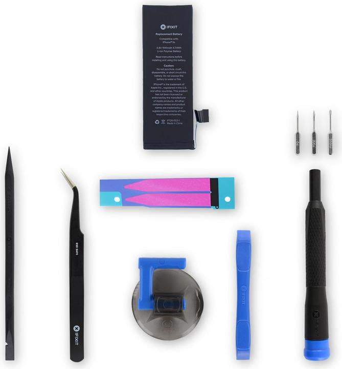 Produktbild iFixit EU126002-5 - Akku - Apple - iPhone 5c - Mehrfarben - Lithium-Ion (Li-Ion) - 1510