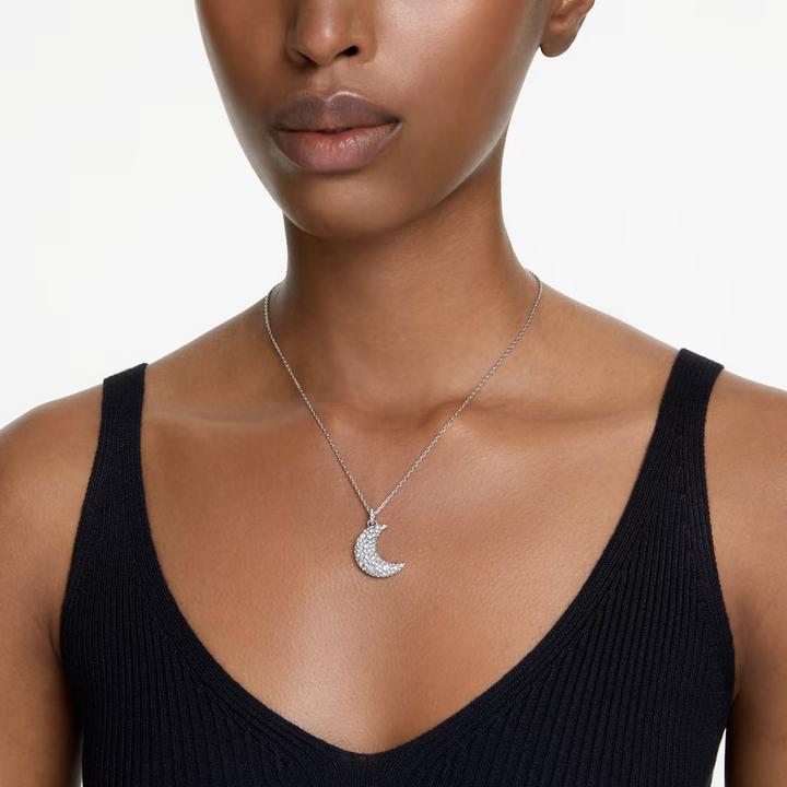 Image du produit Swarovski Luna Collier Lune Blanc (Métal Swarovski, 40 - 47 cm)