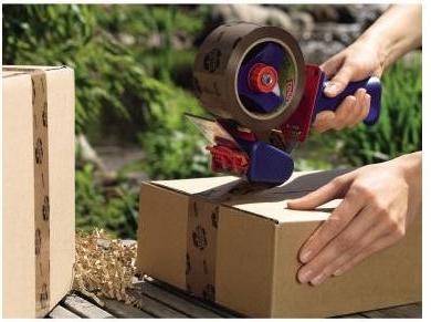 Produktbild tesa tesapack ECO & STRONG Paketband - Umweltschonendes Packband aus 100 % recyceltem Kunststoff (110 mm)