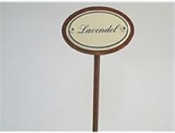 Plume d'épice Lavande Plaque en émail 25 cm (25 cm)