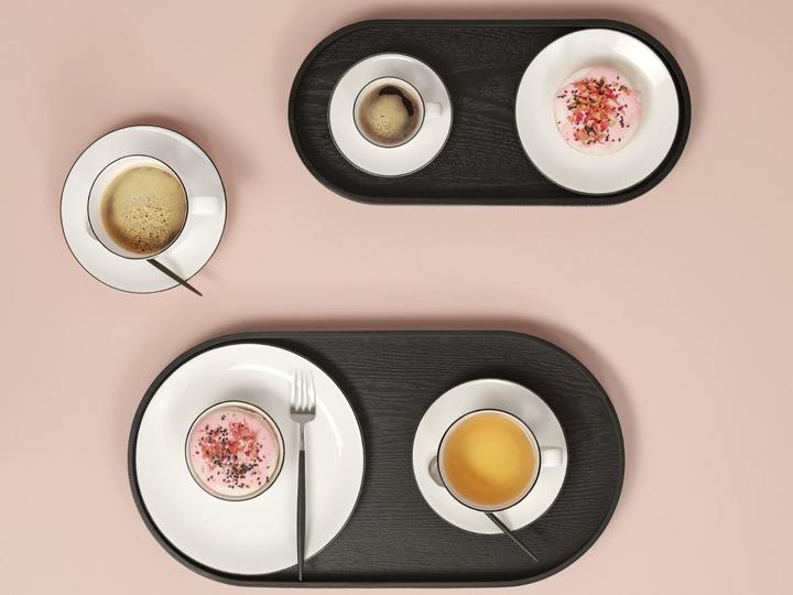 Produktbild ASA Selection ASA à table ligne noire Kaffeetasse mit Untertasse 0,2l Set6 (200 ml, 1 x)