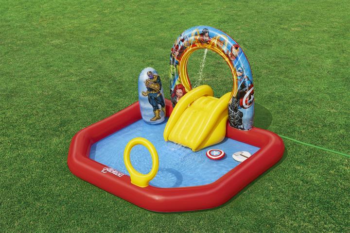 Actual product image Bestway Marvel's Avengers Assemble Kids Inflatable Water Play Center