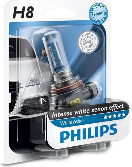 Immagine prodotto Philips Lampadina del faro WhiteVision XenonEffect (H8)