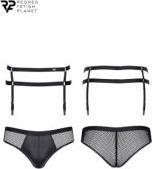 Actual product image Regnes Fetish Planet Men suspender belt with panties (S)