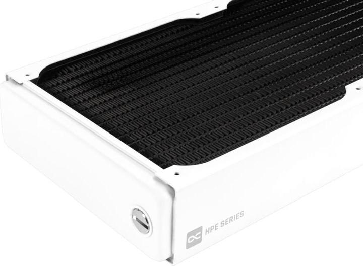 Actual product image Alphacool RAD HPE-45 Full Copper 360mm Radiator - White (120 mm)