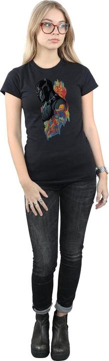 Immagine prodotto T-shirt con profilo di pantera nera in cotone (XL)