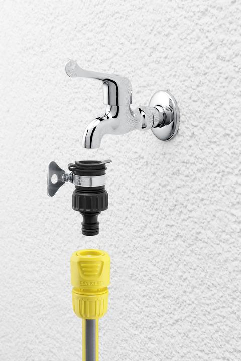 Produktbild Kärcher Aussenhahn Adapter (Adapter für Outdoor Wasserhähne, Hahnanschluss, 19 mm)