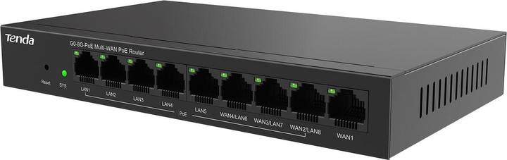 Produktbild Tenda G0-8G-PoE wired router Gigabit Ethernet Black