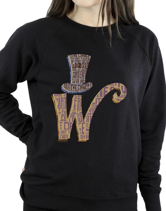 Immagine prodotto Willy Wonka & the Chocolate Factory W Logo Hat Felpa Donna (M)