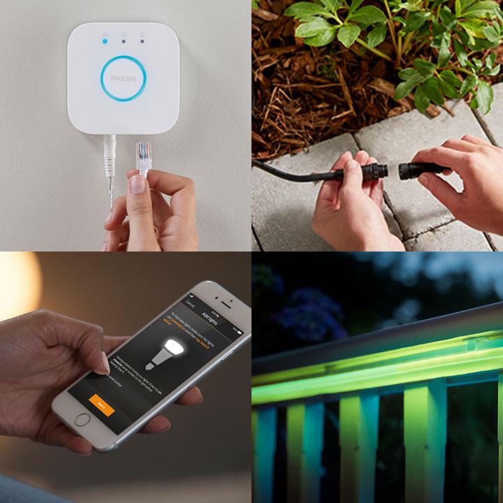 Produktbild Philips Hue Outdoor Lightstrip BT (RGBW, 200 cm, Outdoor)
