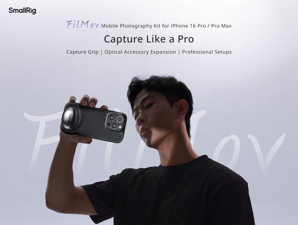 Produktbild SmallRig 4987 FilMov Lightweight Photography Case Kit for iPhone 16 Pro Max 4987 (Diverses Video Zubehör)