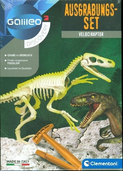 Image du produit Clementoni Set d'excavation Velociraptor
