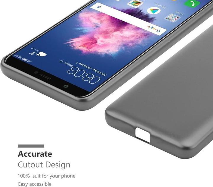 Productafbeelding Cadorabo TPU matte metalen hoes (Huawei Enjoy 7S, Huawei P Smart (2018))