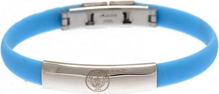 Image du produit Manchester City FC - Bracelet en silicone (Matériau 100% synthétique)