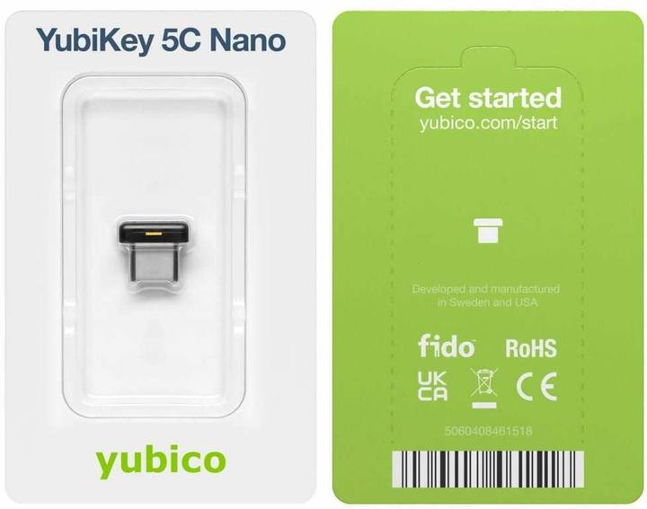 Produktbild Yubico YubiKey 5C Nano