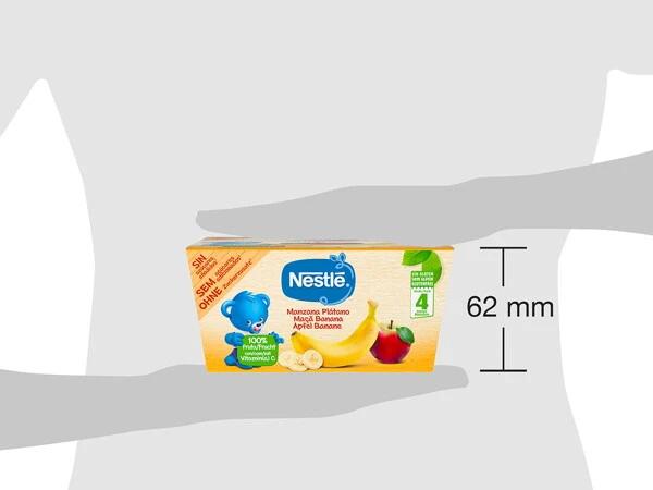 Immagine prodotto Nestlé Composta di mele e banane, dopo 4 mesi (433 g)