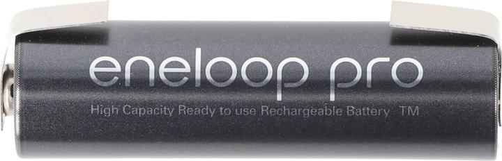 Immagine prodotto Panasonic Batteria Pro Mignon BK-3HCCE, 2500mAh con capocorda a saldare U (1 pz., AA, 2500 mAh)