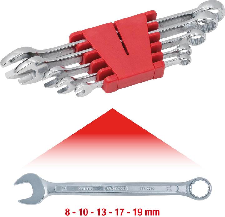 Actual product image KS Tools Spanner (19 mm, 8 mm, 10 mm, 14 mm, 18 mm, 11 mm, 12 mm, 17 mm, 15 mm, 13 mm, 9 mm, 16 mm)