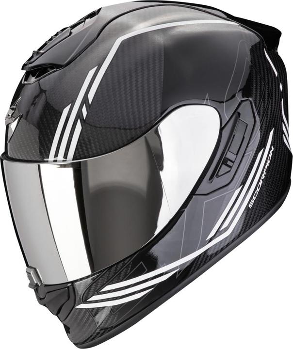 Produktbild Scorpion EXO 1400 EVO II CARBON AIR REIKA Integralhelm schwarz-weiss XL (XL)