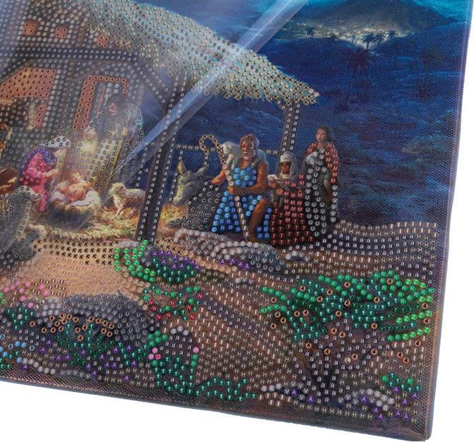 Produktbild Craft Buddy Crystal Art Kit Nativity Scene 30 x 30 cm