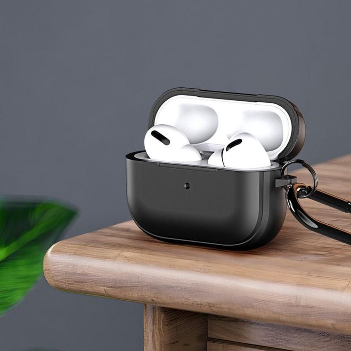 Productafbeelding Dux Ducis Back panel cover PECC - protective case for AirPods Pro 2 black (Koptelefoon tas)