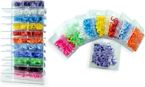 Produktbild PatchSee Kabel Clip Farbe Hellblau, Set= (9 cm)