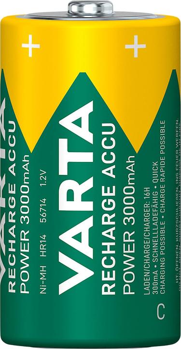 Image du produit Varta Recharger Accu Power (2 pcs, C, 3000 mAh)