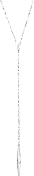 Produktbild S.Oliver Halsschmuck für Damen, 925 Sterling Silber, Zirkonia (synth.) (925er Silber, 42 cm)