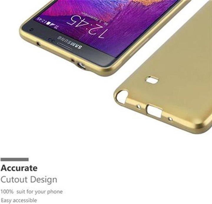Image du produit Cadorabo Couverture métallique mate TPU (Samsung Galaxy Note 4)