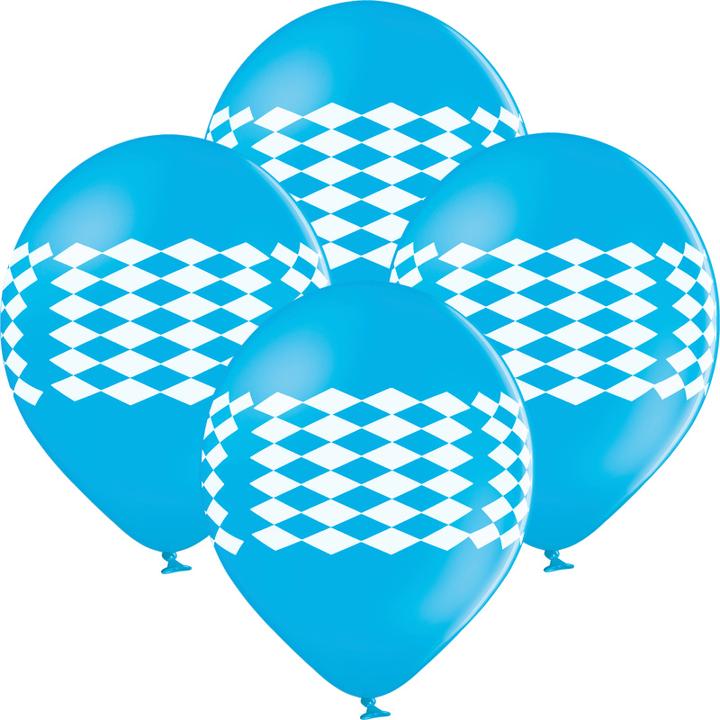 Actual product image bonacker ballonversand Oktoberfest balloons blue - premium quality made from natural rubber (25 x)