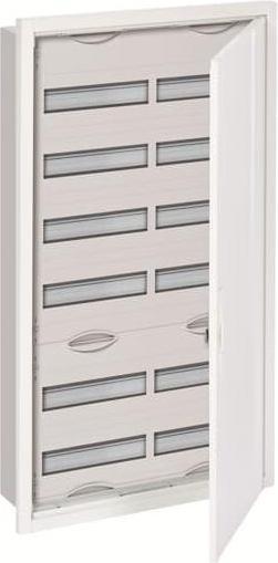 Productafbeelding Striebel & John STR U62 kleine inbouw-verdeelkast 6-rijig IP31 met deur