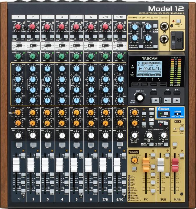 Actual product image Tascam Mixer Model 12 (Studio- and Livemixer)