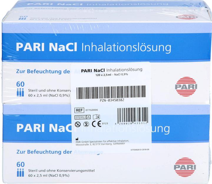 Immagine prodotto PARI NaCl Inhalationslösung