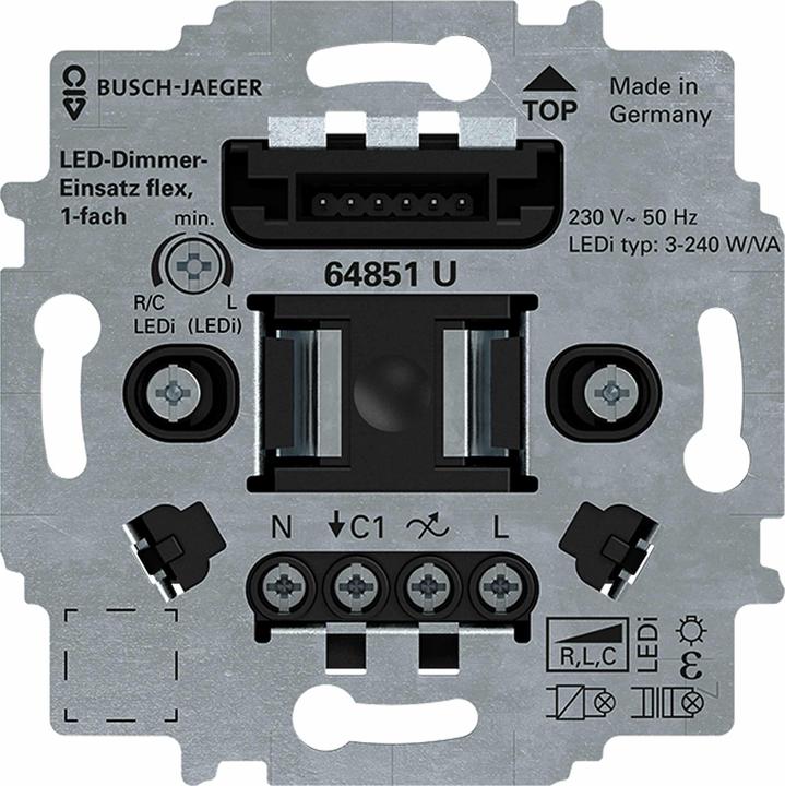 Actual product image Busch-Jaeger LED touch dimmer insert flex 64851 U