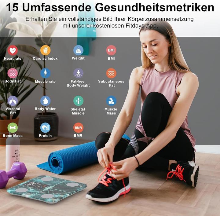 Image du produit Healthkeep Körperanalysewaage (180 kg)