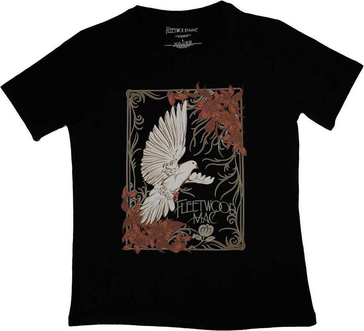 Actual product image Fleetwood Mac Womens/Ladies Dove T-Shirt (S)