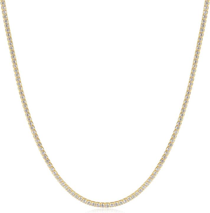 Actual product image Ania Haie Gold pavé necklace (925 silver)