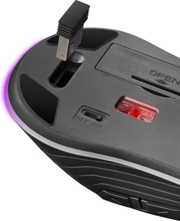 Produktbild Mars Gaming MMW2 Wireless mouse for games with additional buttons (Kabellos)